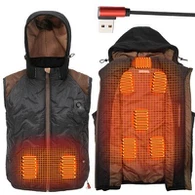 Женски лагани прслук са грејањем са апликацијом